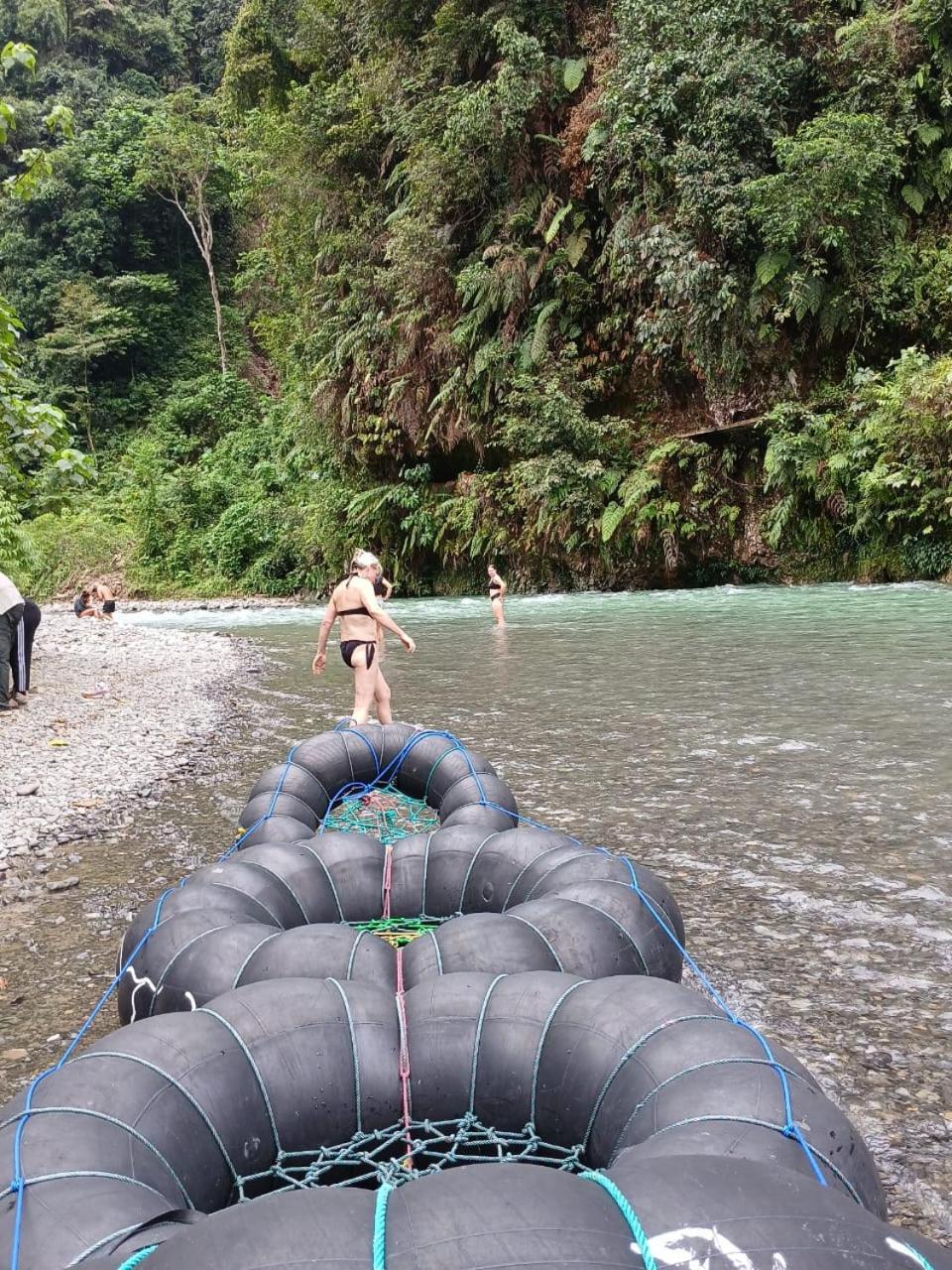 Landak River Guest House Only Trekking With Us Bukit Lawang Exteriör bild
