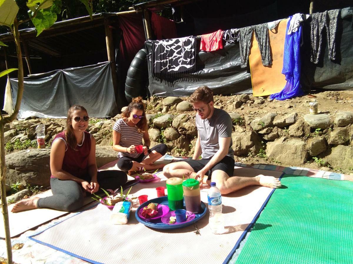 Landak River Guest House Only Trekking With Us Bukit Lawang Exteriör bild